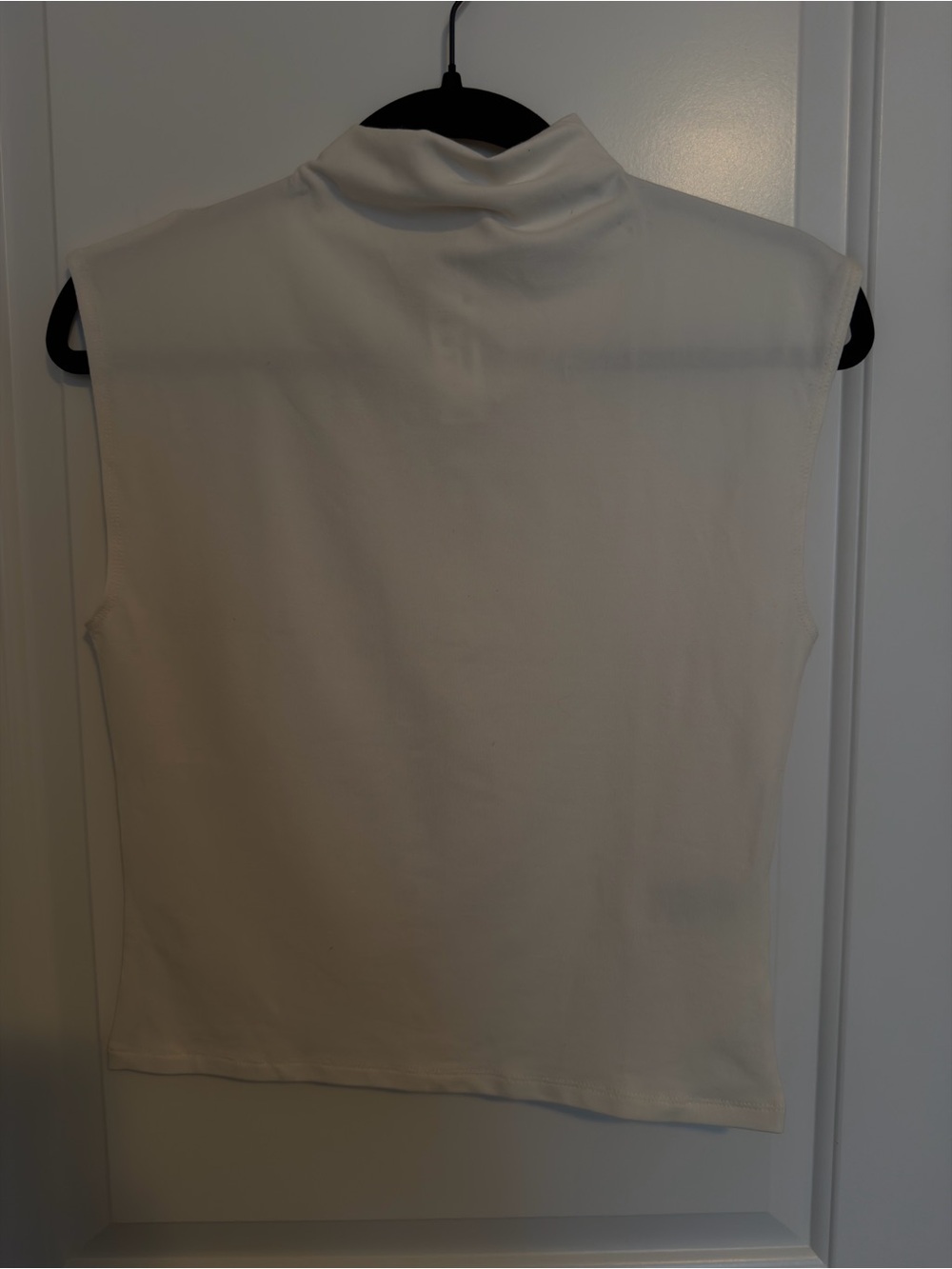 Madewell Sleeveless Mock Neck Top - Cream